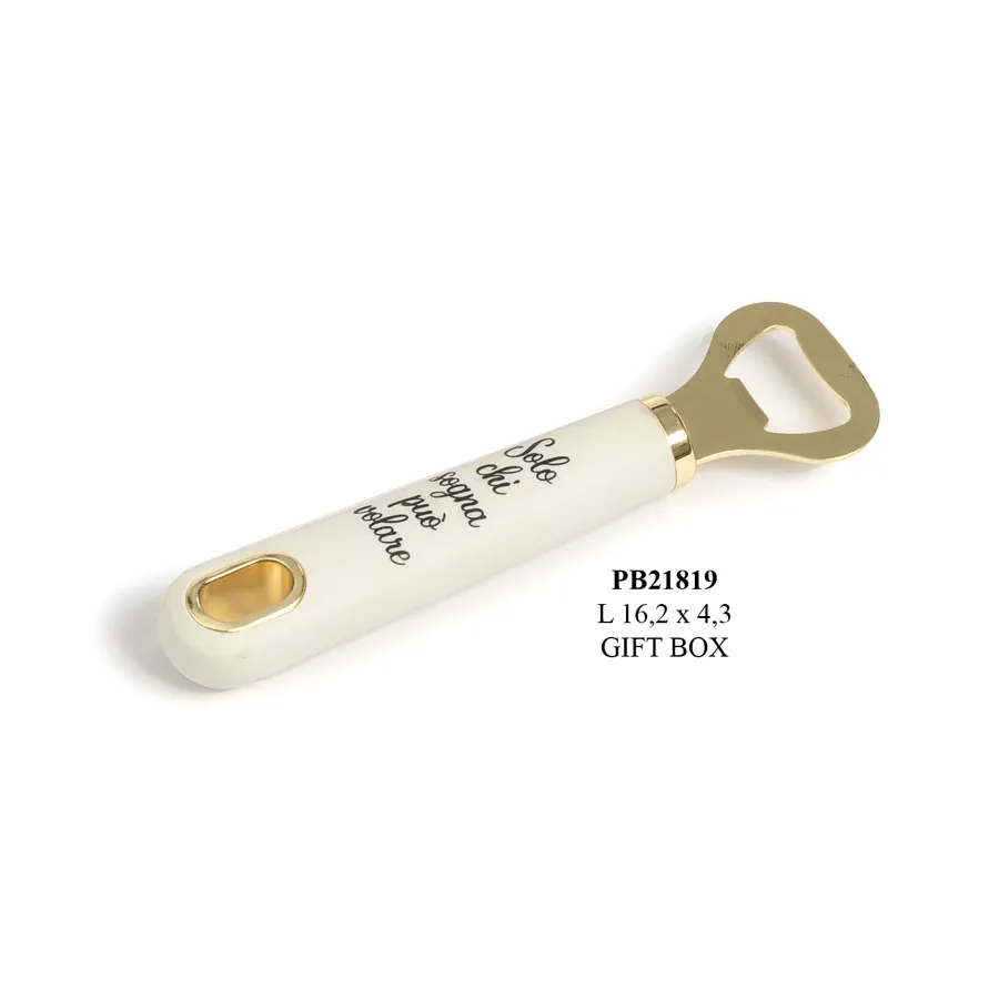 Paben apribottiglie color oro bianco cm 16.2 PB21819