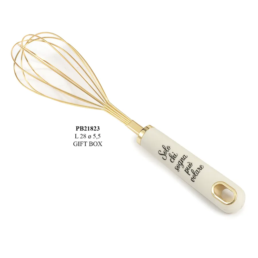 Paben frusta impastatrice color oro bianca cm 28 PB21823