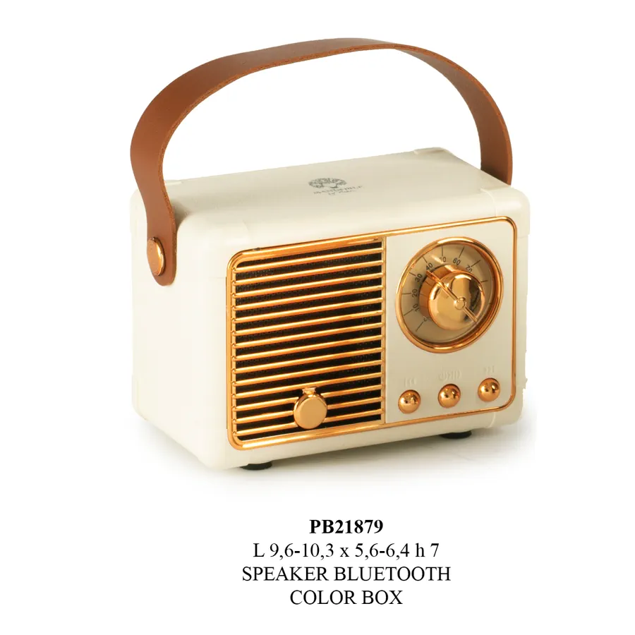 Paben speaker bluetooth radio retro mandorle cm 9.6 PB21879