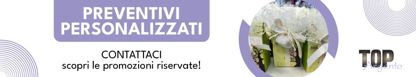 banner top argento preventivi bomboniere 2026