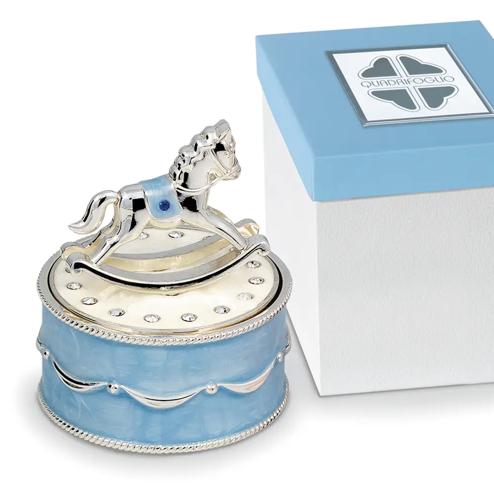 Quadrifoglio argento carillon cielo QFC936