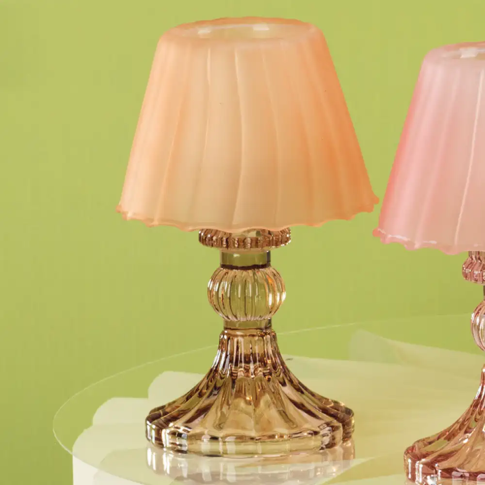 Yvonne Gontier abat jour arancio lampada led 6179431