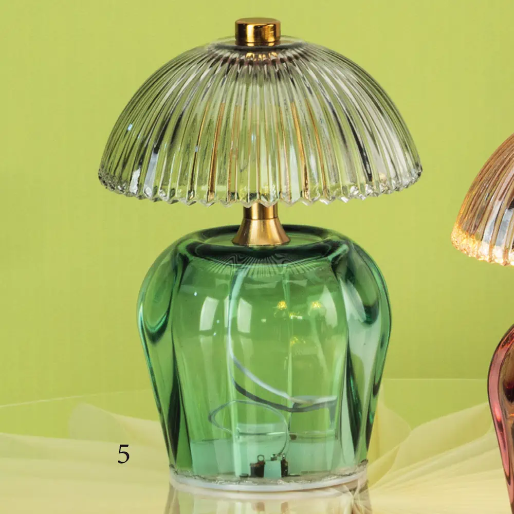 Yvonne Gontier abat jour lampada a led verde S 6173431