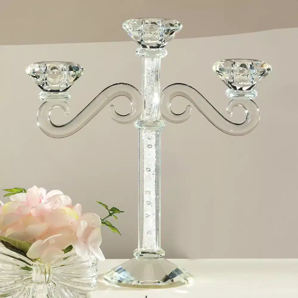 Yvonne Gontier candelabro in cristallo 29h 6186433