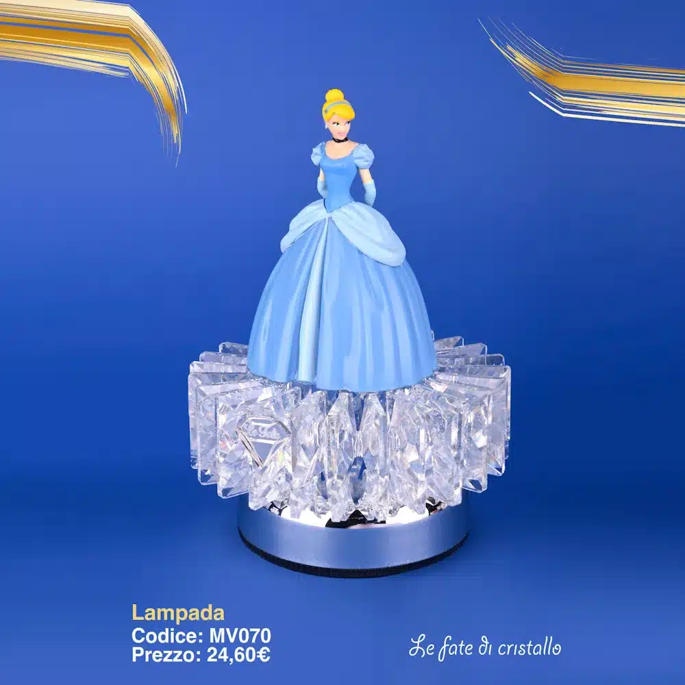 Le Fate Di Cristallo Cenerentola lampada led MV070