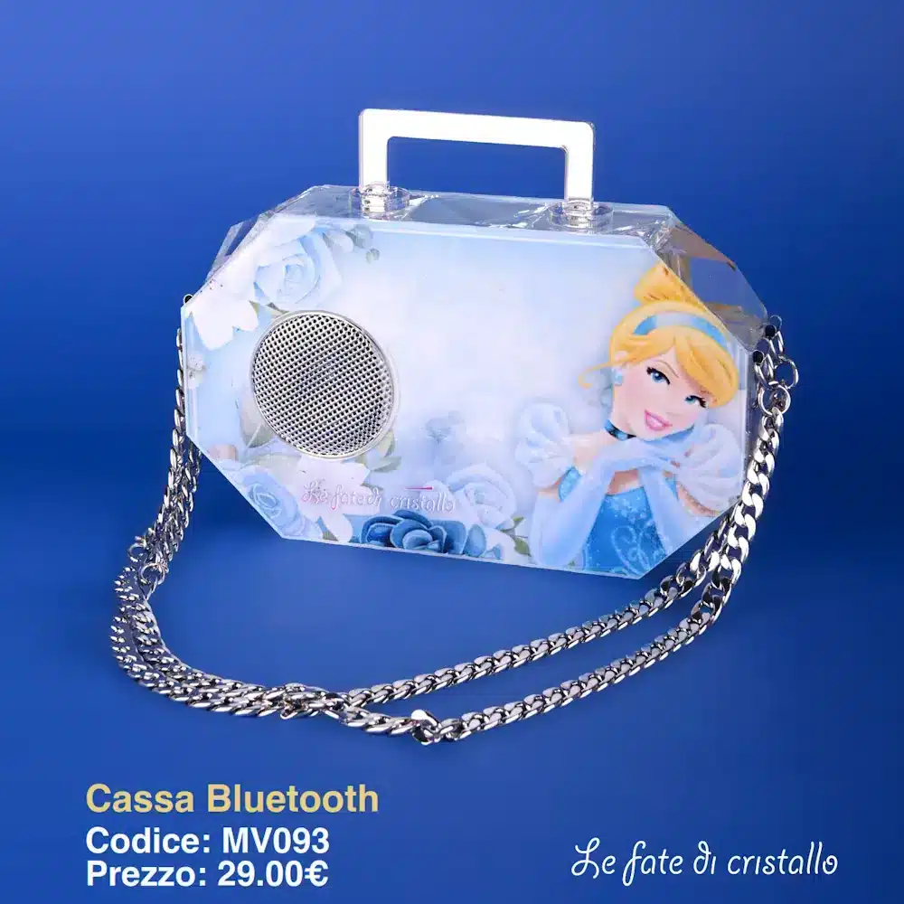 Le Fate Di Cristallo borsetta Cenerentola cassa bluetooth MV093