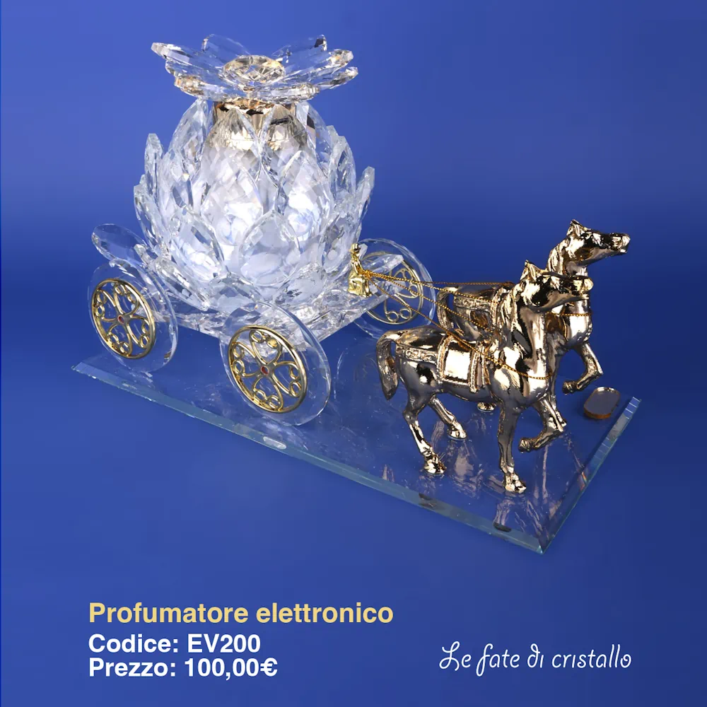 Le Fate Di Cristallo carrozza cavalli profumatore elettronico EV200