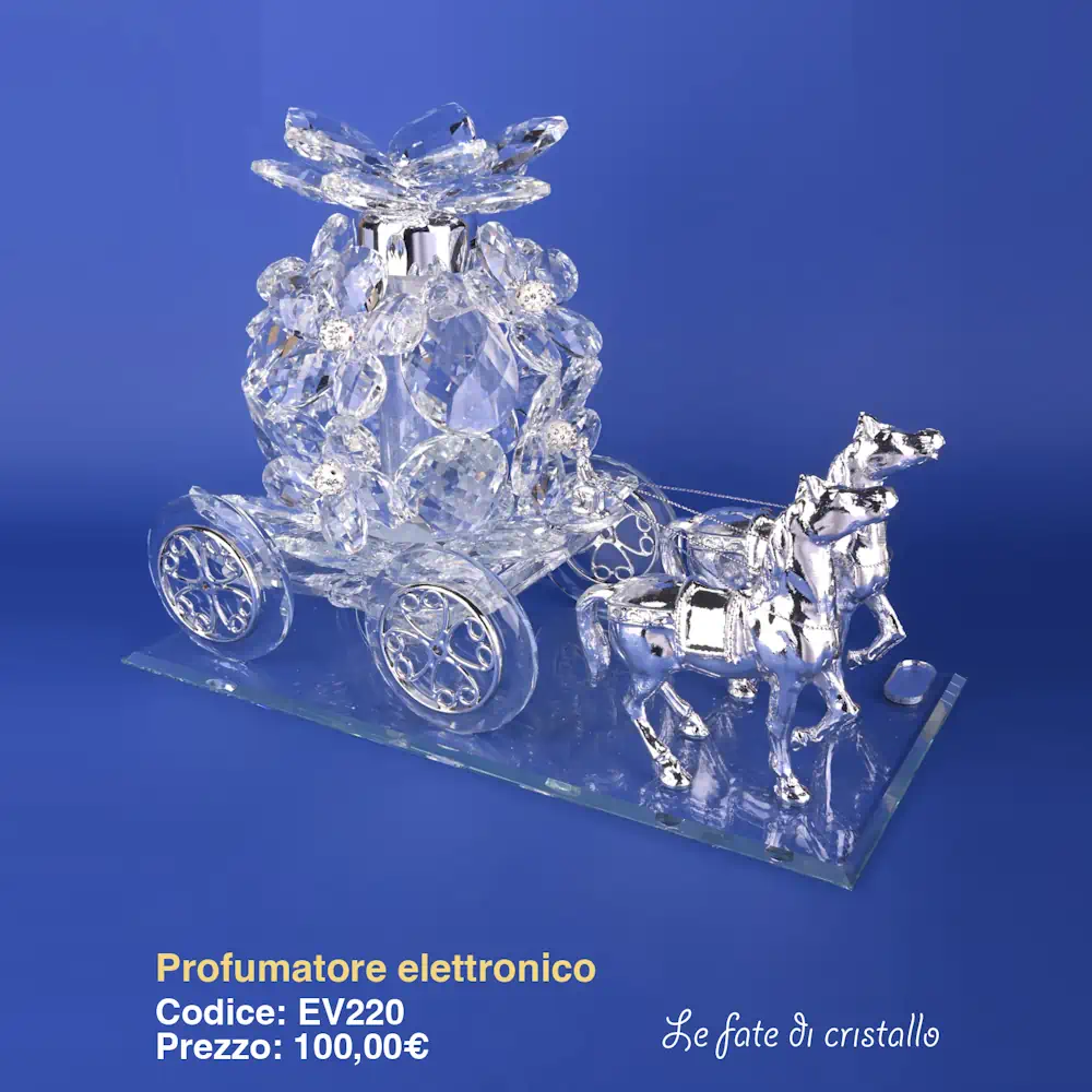 Le Fate Di Cristallo carrozza cavalli profumatore elettronico MV220