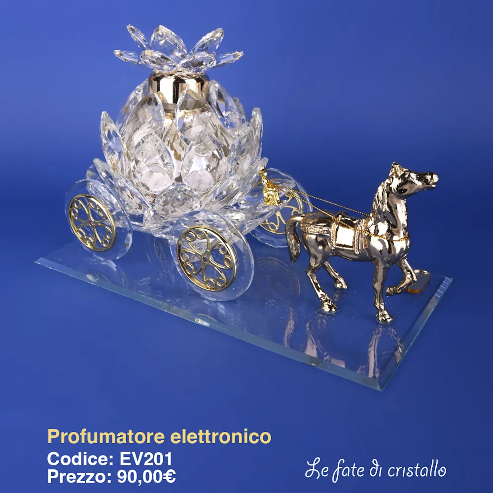Le Fate Di Cristallo carrozza cavallo profumatore elettronico EV201