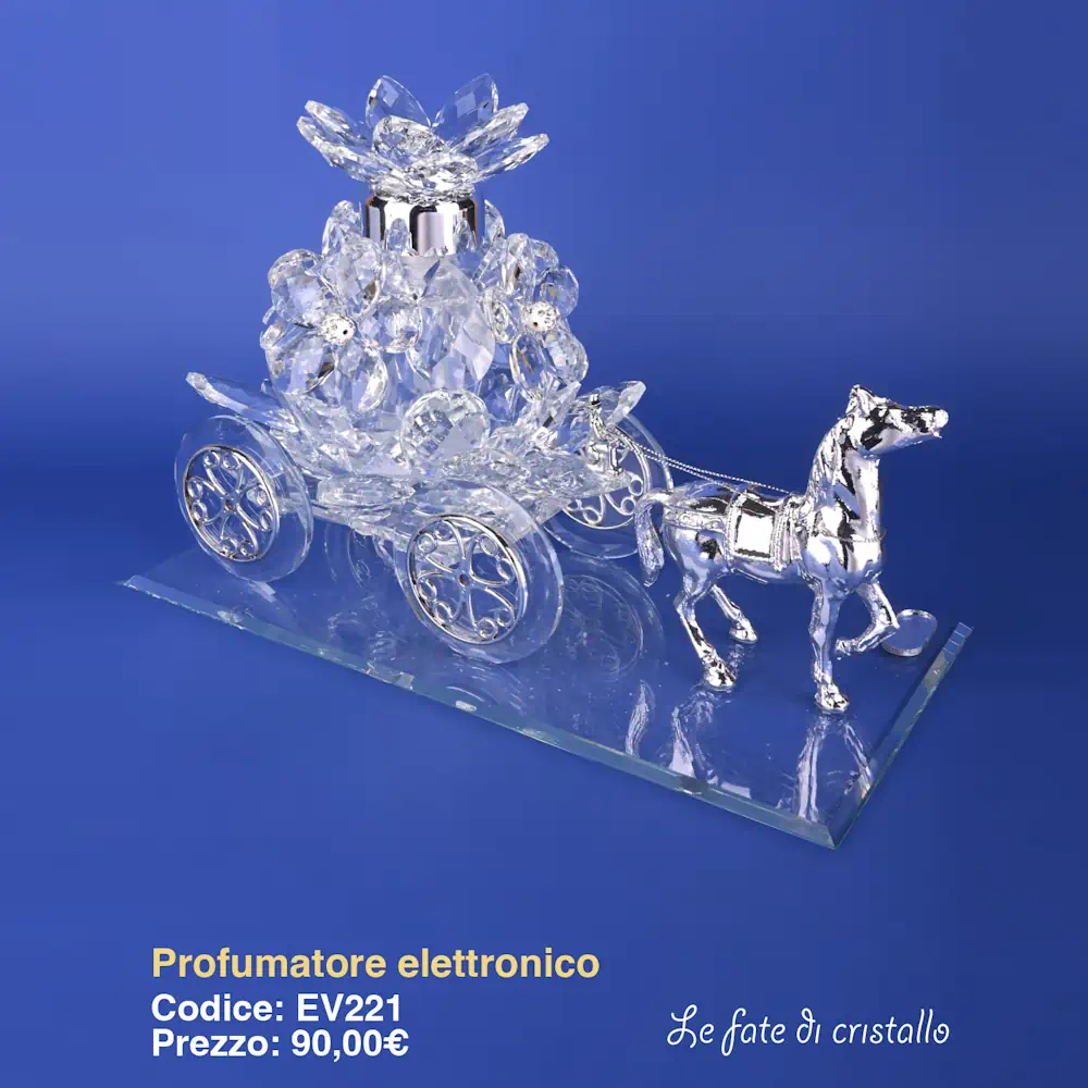 Le Fate Di Cristallo carrozza cavallo profumatore elettronico MV221