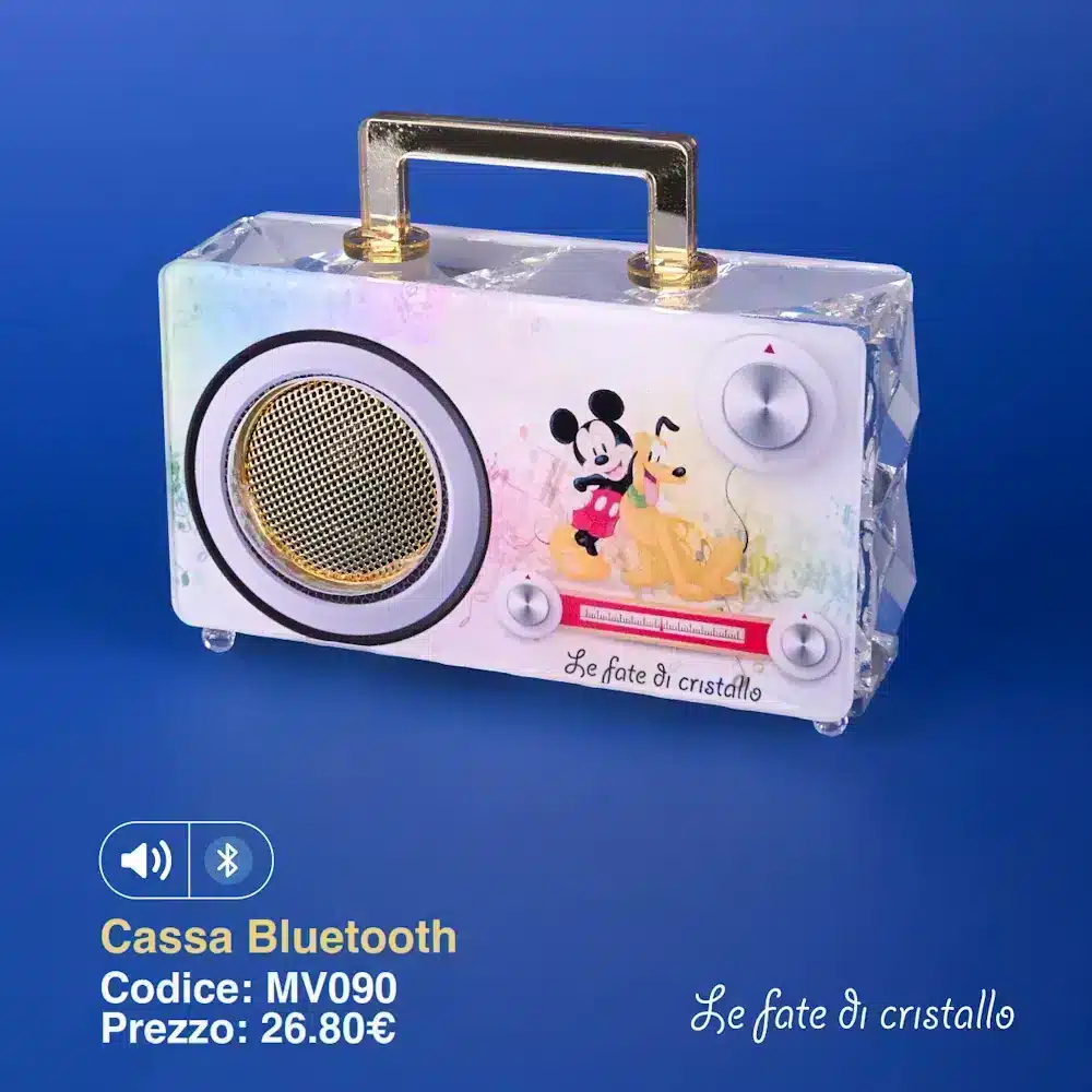 Le Fate Di Cristallo radio vintage Topolino cassa bluetooth MV090
