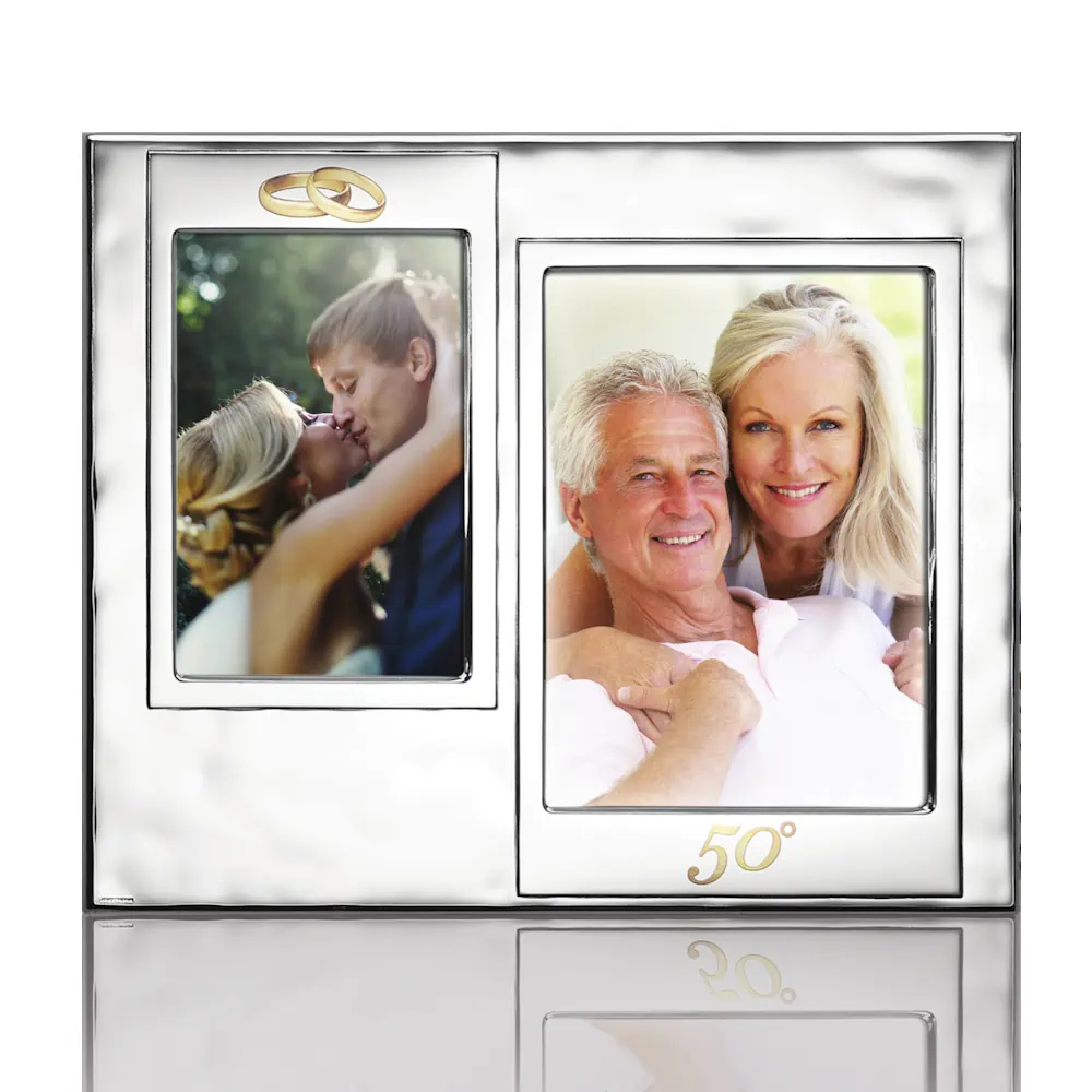 Thilia cornice doppia per 2 foto 50° anniversario 453816