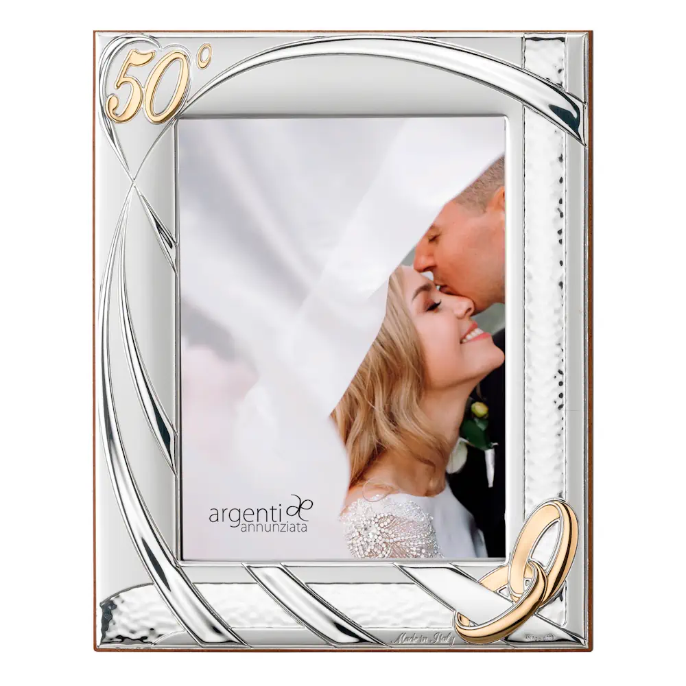 Top portafoto evento 50° con oro 20x25 laminato PF450 4 ORO
