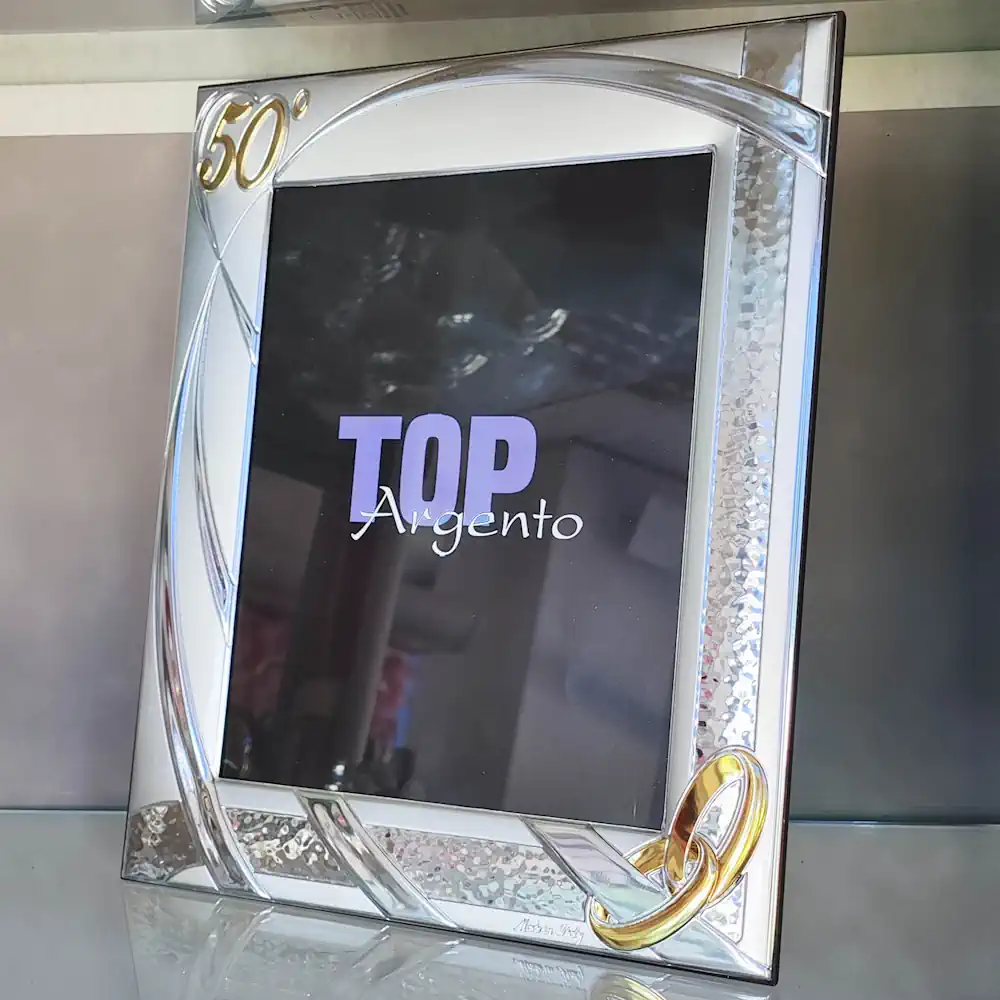 Top portafoto evento 50° con oro 20x25 laminato PF450 4 ORO