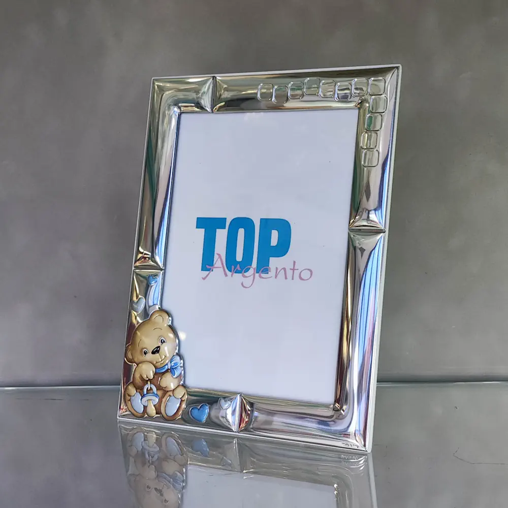 Top portafoto orsetto colorato 13x18 con nome personalizzato PFN2015 3 C