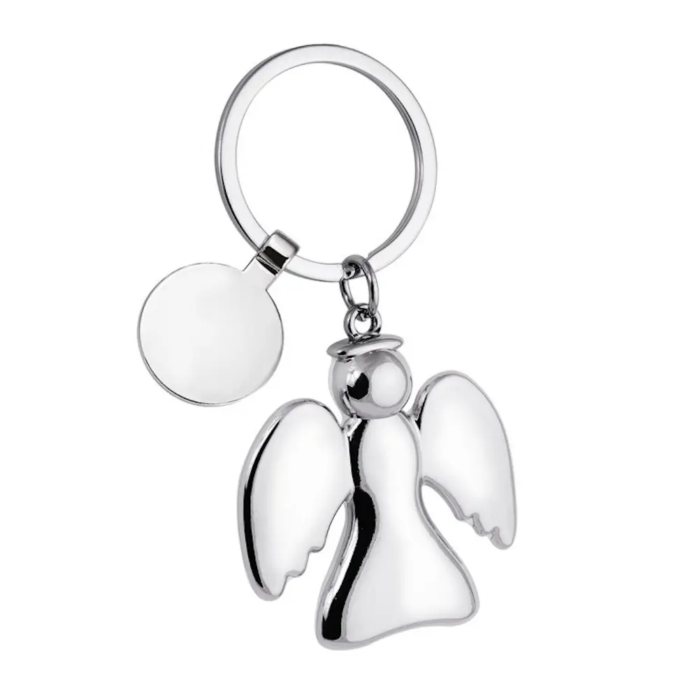 Eljte portachiavi angelo bianco con gettone 8310