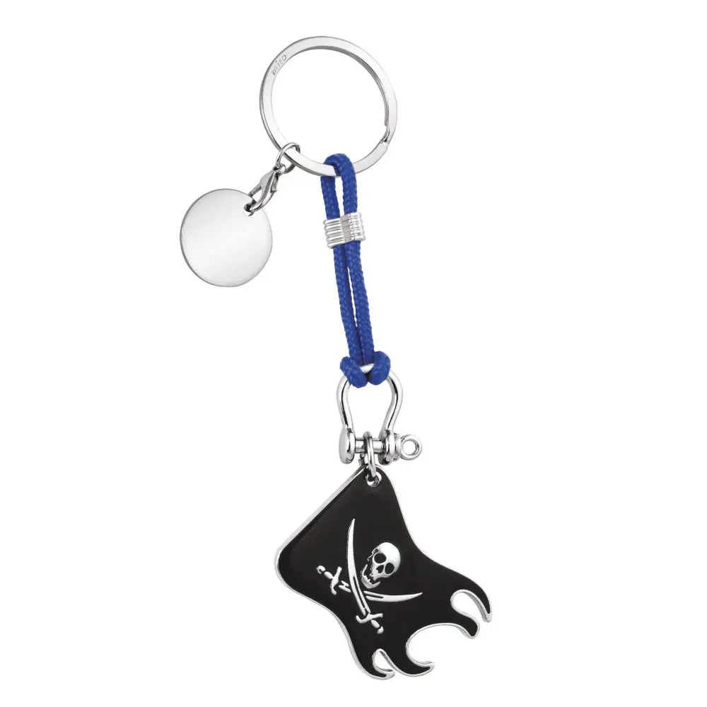 Eljte portachiavi bandiera pirati con gettone 8003