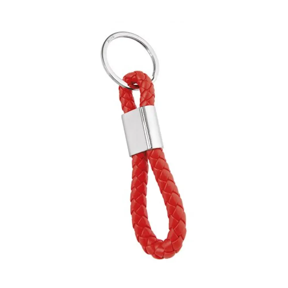 Eljte portachiavi cavo intrecciato rosso 8181