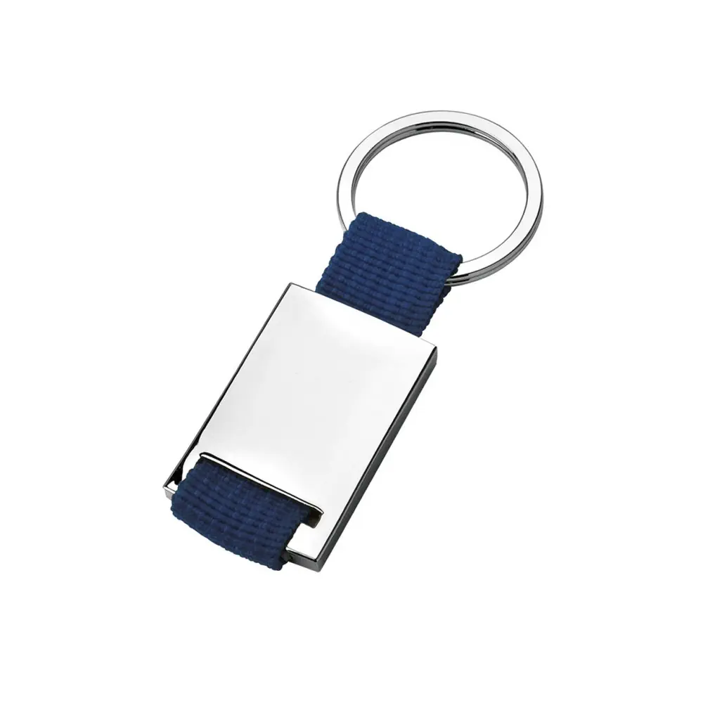 Eljte portachiavi con tessuto blu scuro 8257
