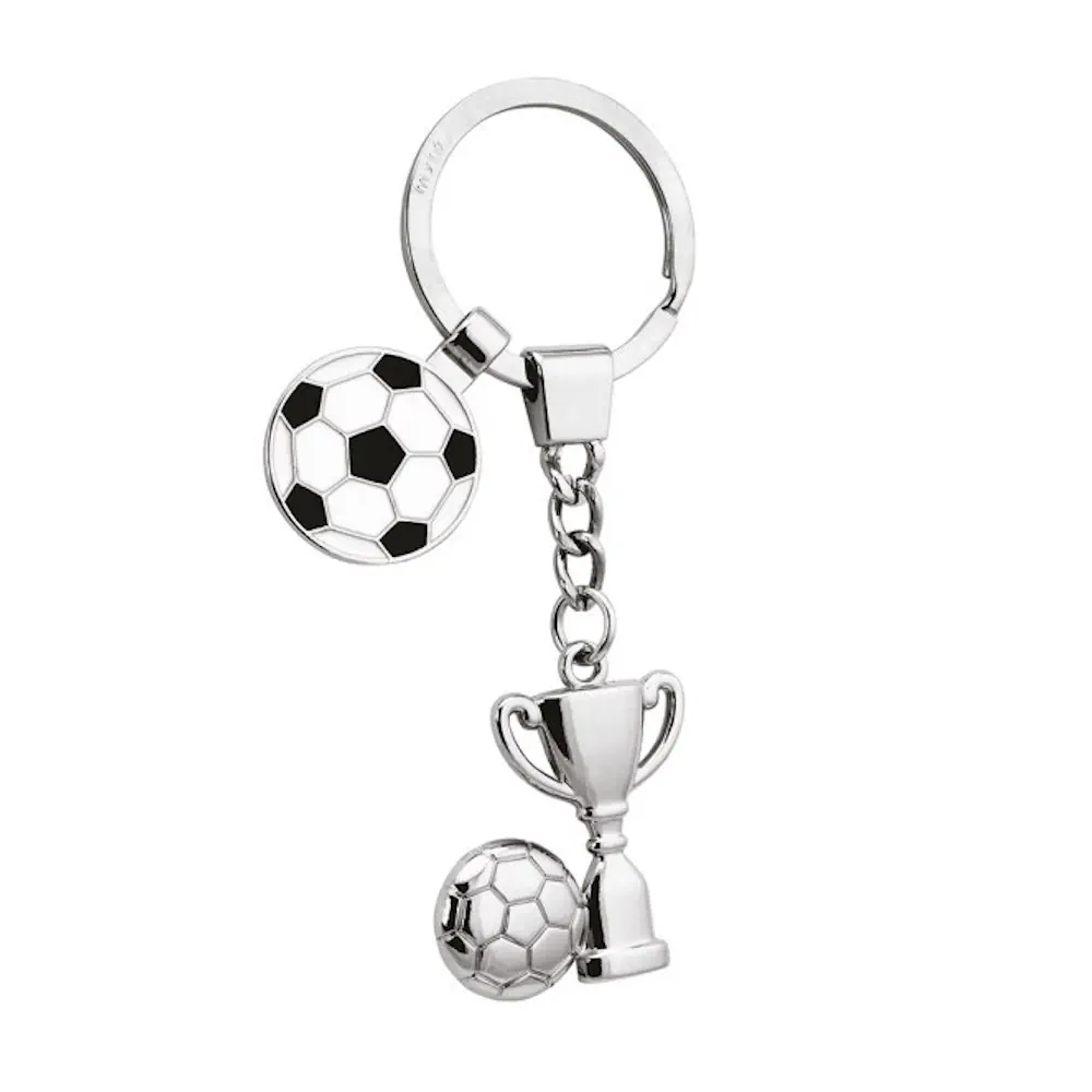 Eljte portachiavi coppa con pallone e gettone 8280