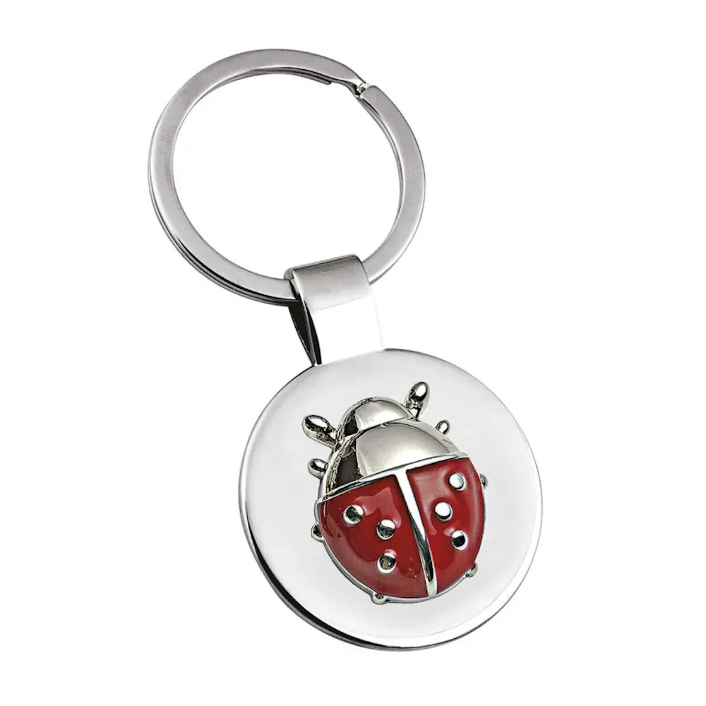 Eljte portachiavi decoro coccinella rossa 8124