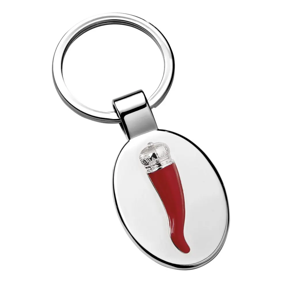 Eljte portachiavi decoro cornino rosso 7980