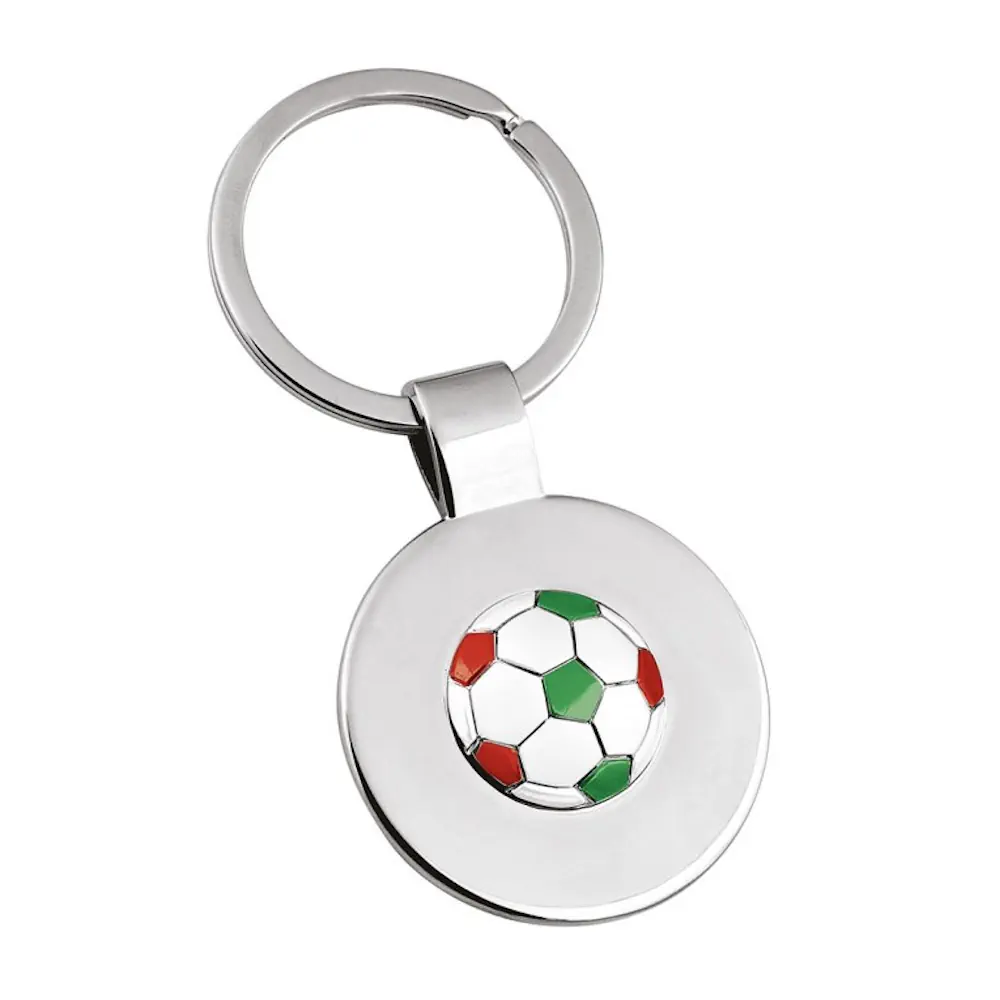 Eljte portachiavi decoro football tricolore 8217