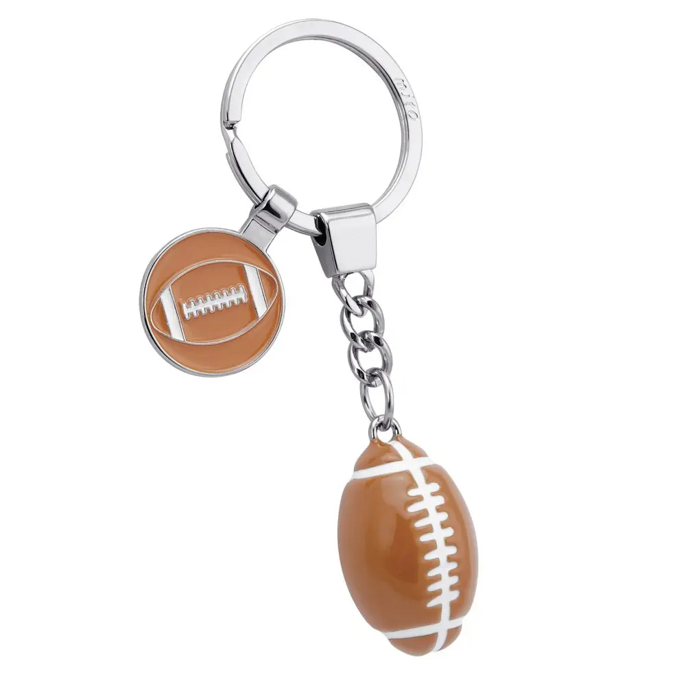 Eljte portachiavi mini palla rugby con gettone 8321