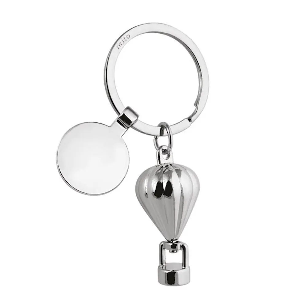 Eljte portachiavi mongolfiera 3d con gettone 7957
