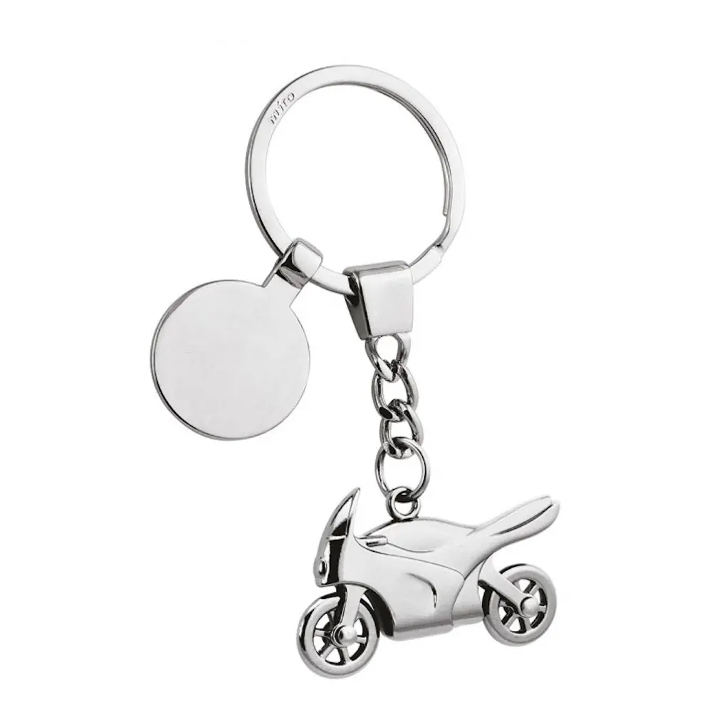 Eljte portachiavi motocicletta con gettone 8271