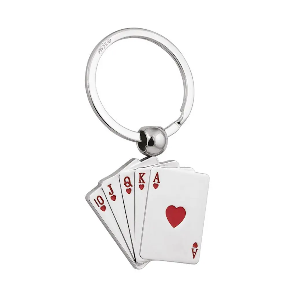Eljte portachiavi poker scala reale cuori 7871