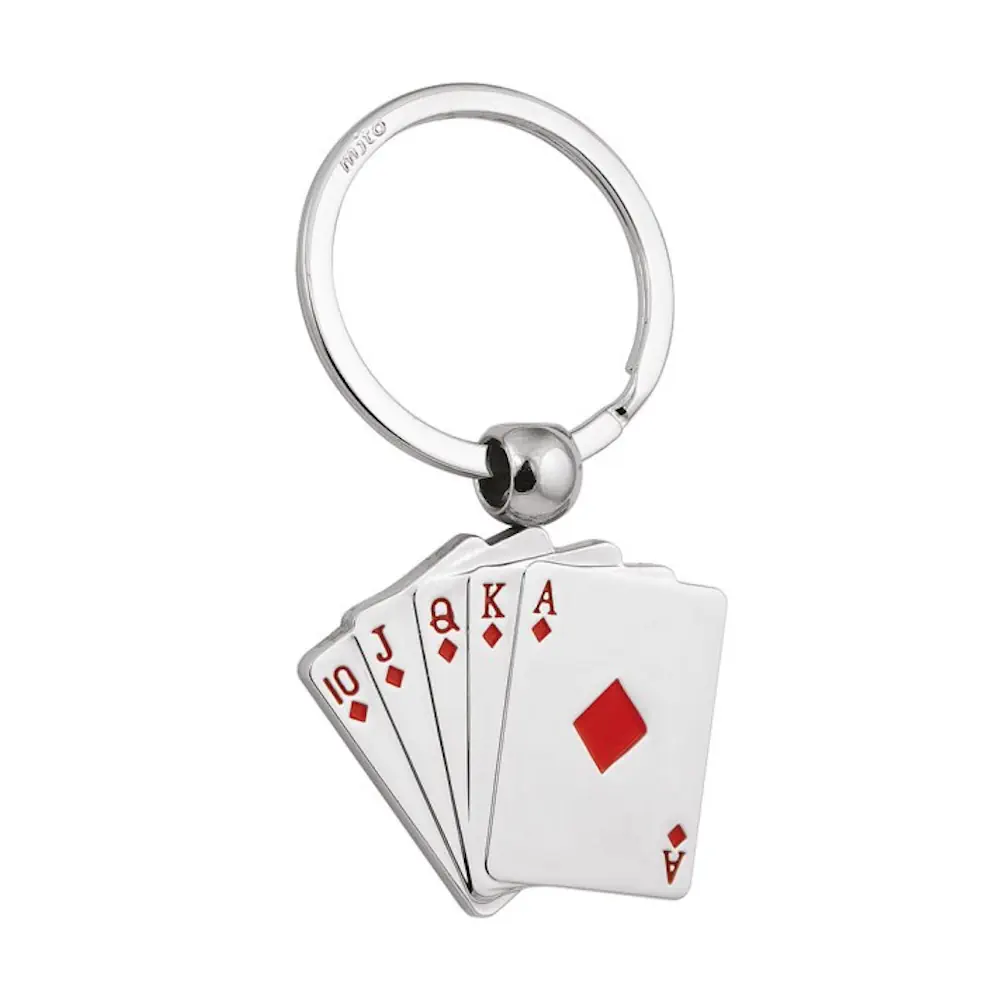 Eljte portachiavi poker scala reale quadri 8272
