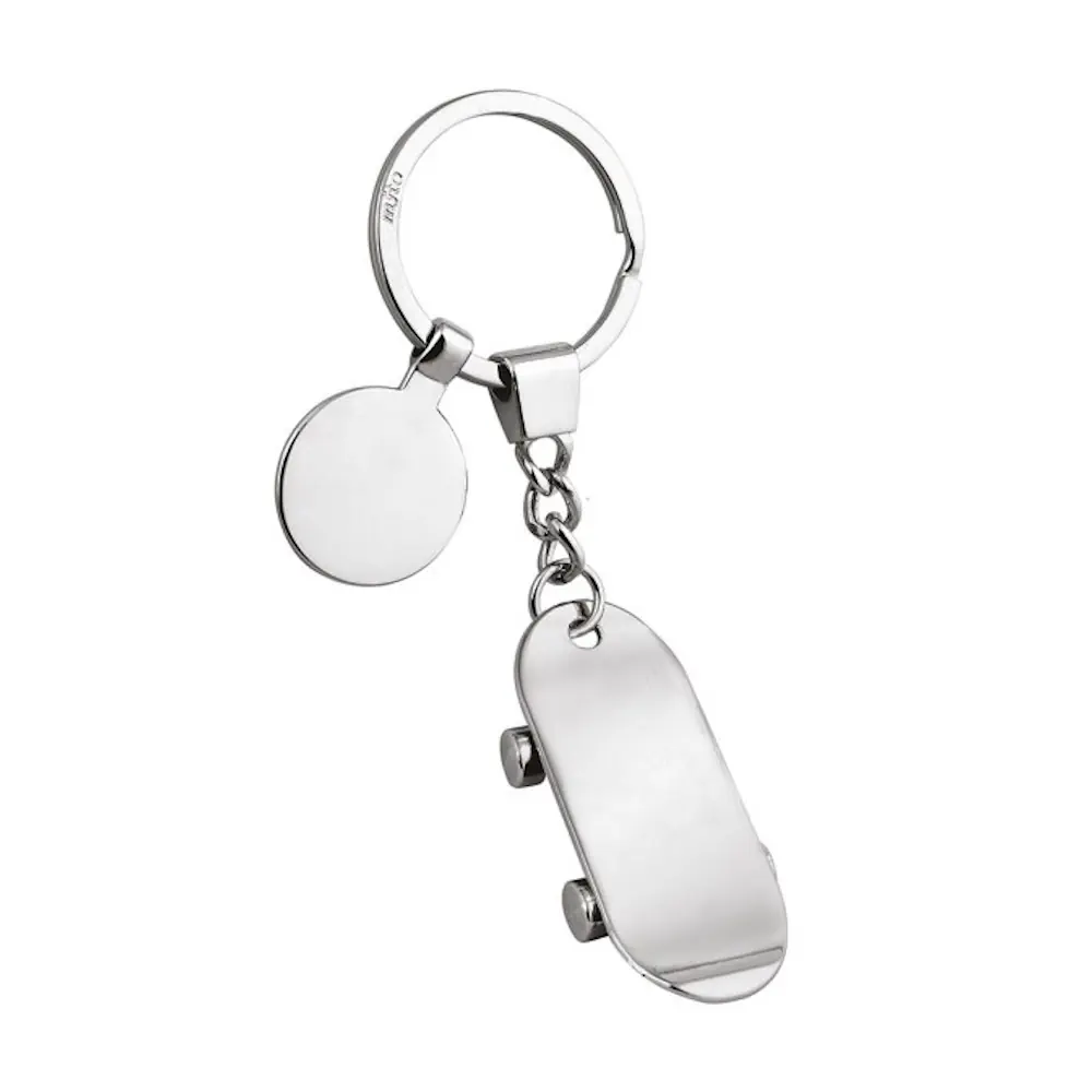 Eljte portachiavi skateboard con gettone 7937