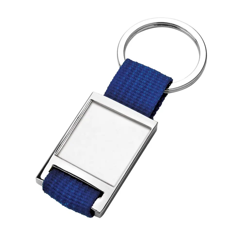 Eljte portachiavi tessuto blu incavo 7968