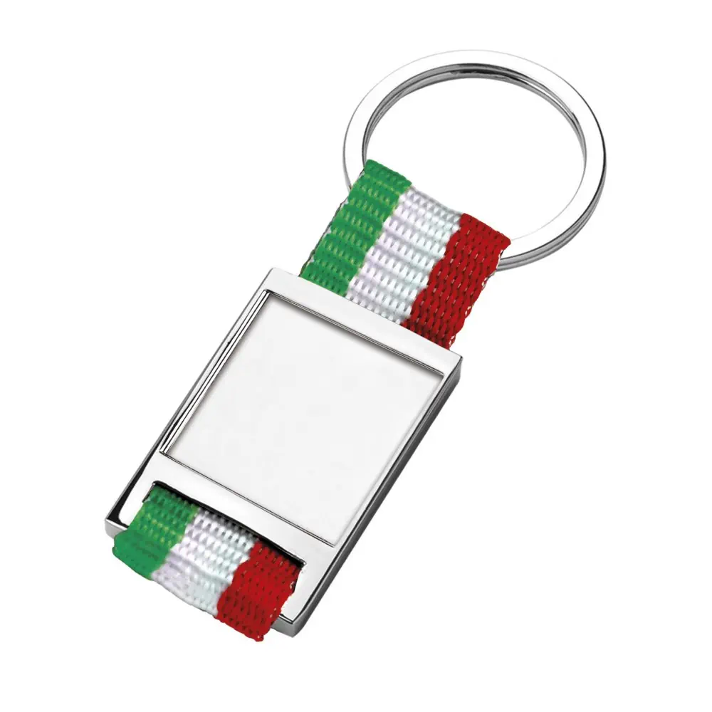 Eljte portachiavi tessuto tricolore incavo 7970