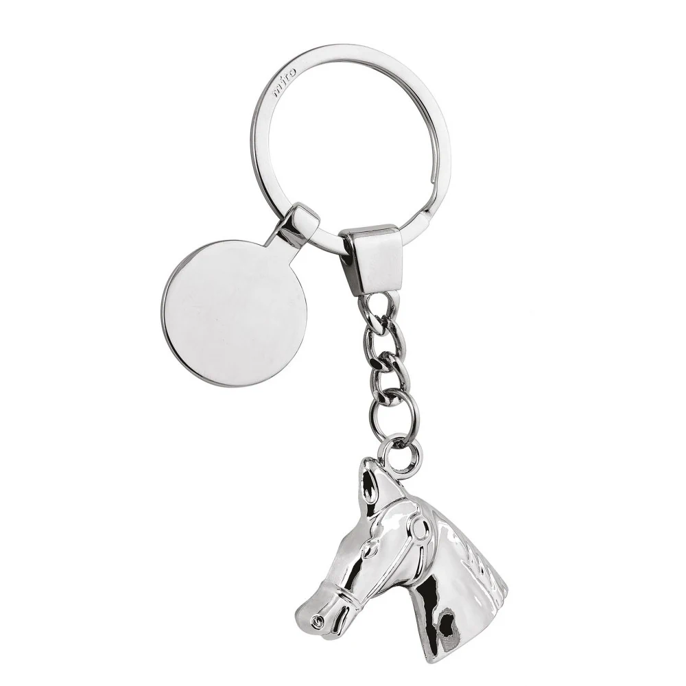Eljte portachiavi testa di cavallo con gettone 8336