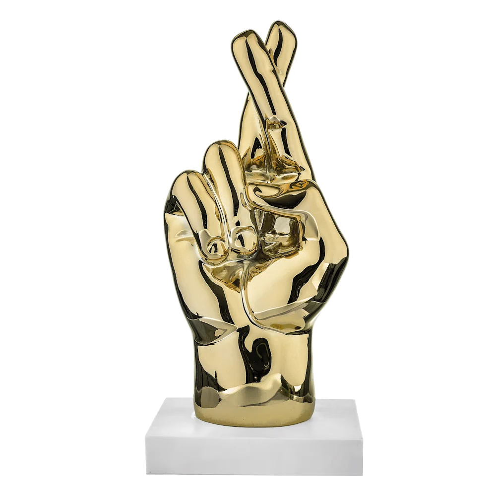 Bongelli mani dita incrociate h.21 oro NA25 2OR