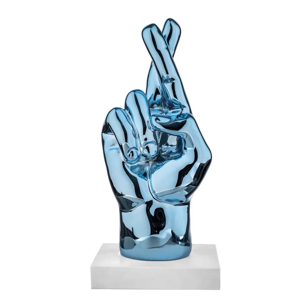 Bongelli mani dita incrociate h21 blu NA25 2BL