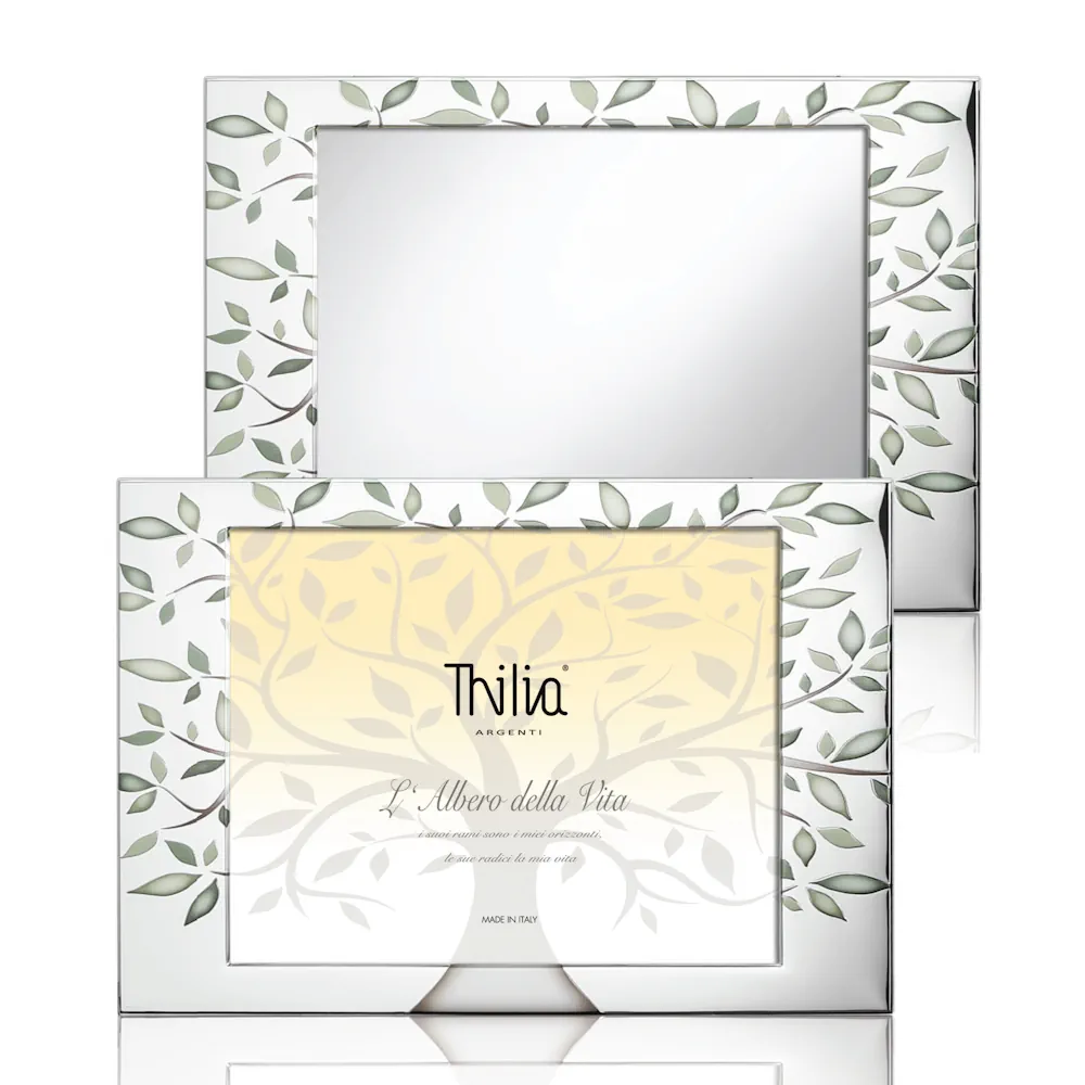 Thilia Cornice albero della vita con specchio 33x27 453661