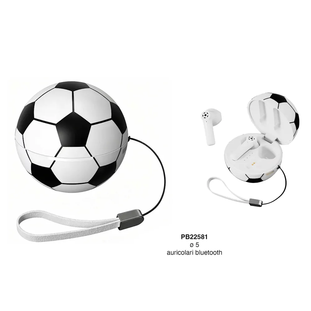 Paben auricolari bluetooth pallone da calcio 5 cm PB22581 2