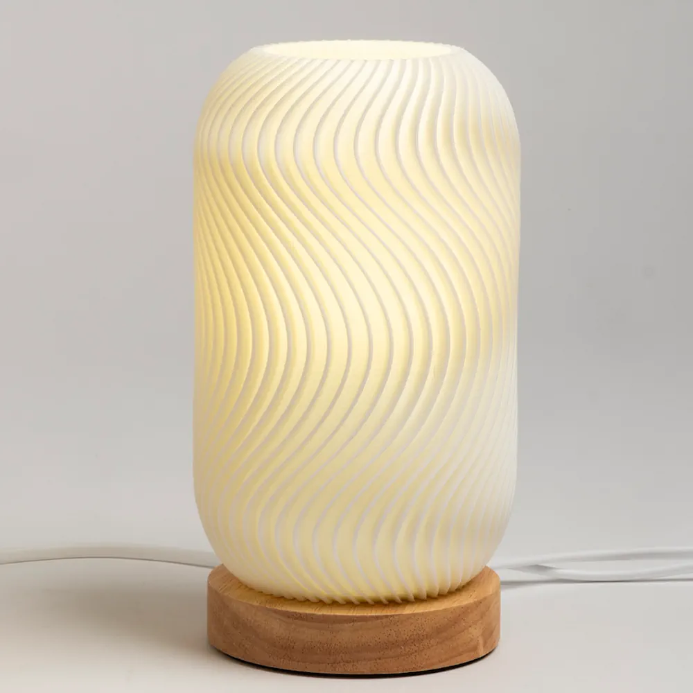Paben lampada da tavolo 20.2 cm plastica legno PB22467