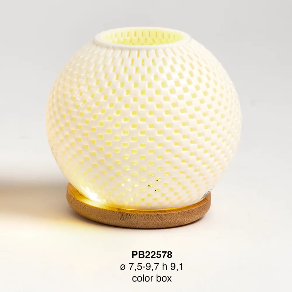 Paben mini lampada in porcellana sferica 9.7 cm PB22578