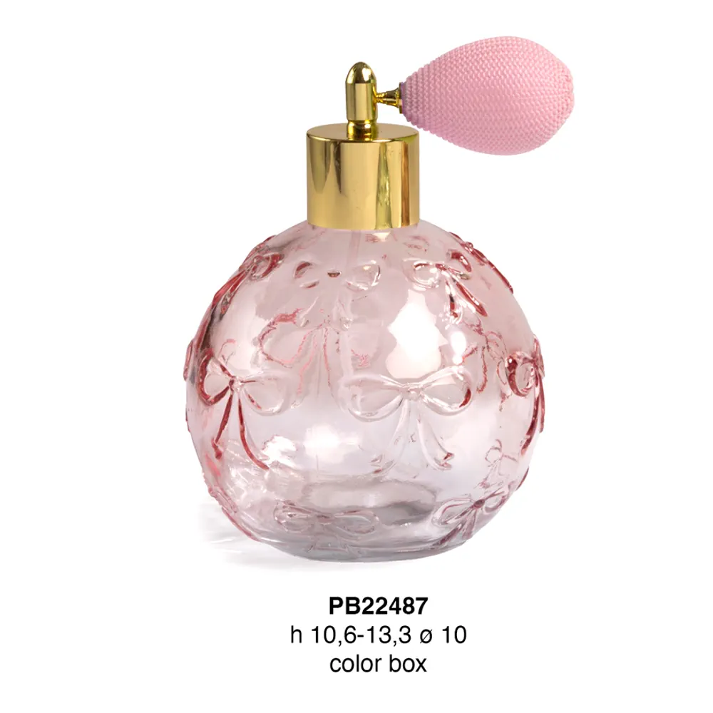 Paben spruzzatore per profumo 13.3 cm vetro rosa PB22487