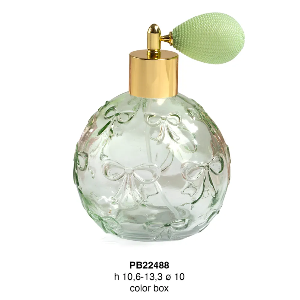 Paben spruzzatore per profumo 13.3 cm vetro verde PB22488
